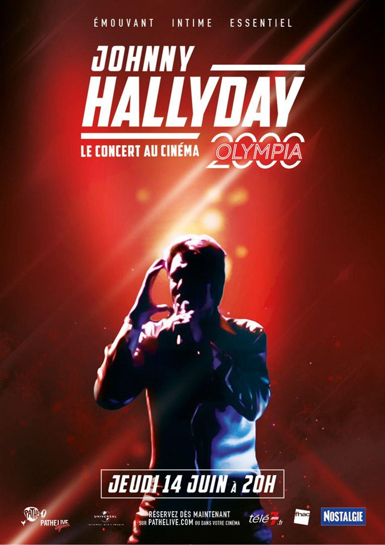 Johnny Hallyday - Olympia 2000 Backdrop