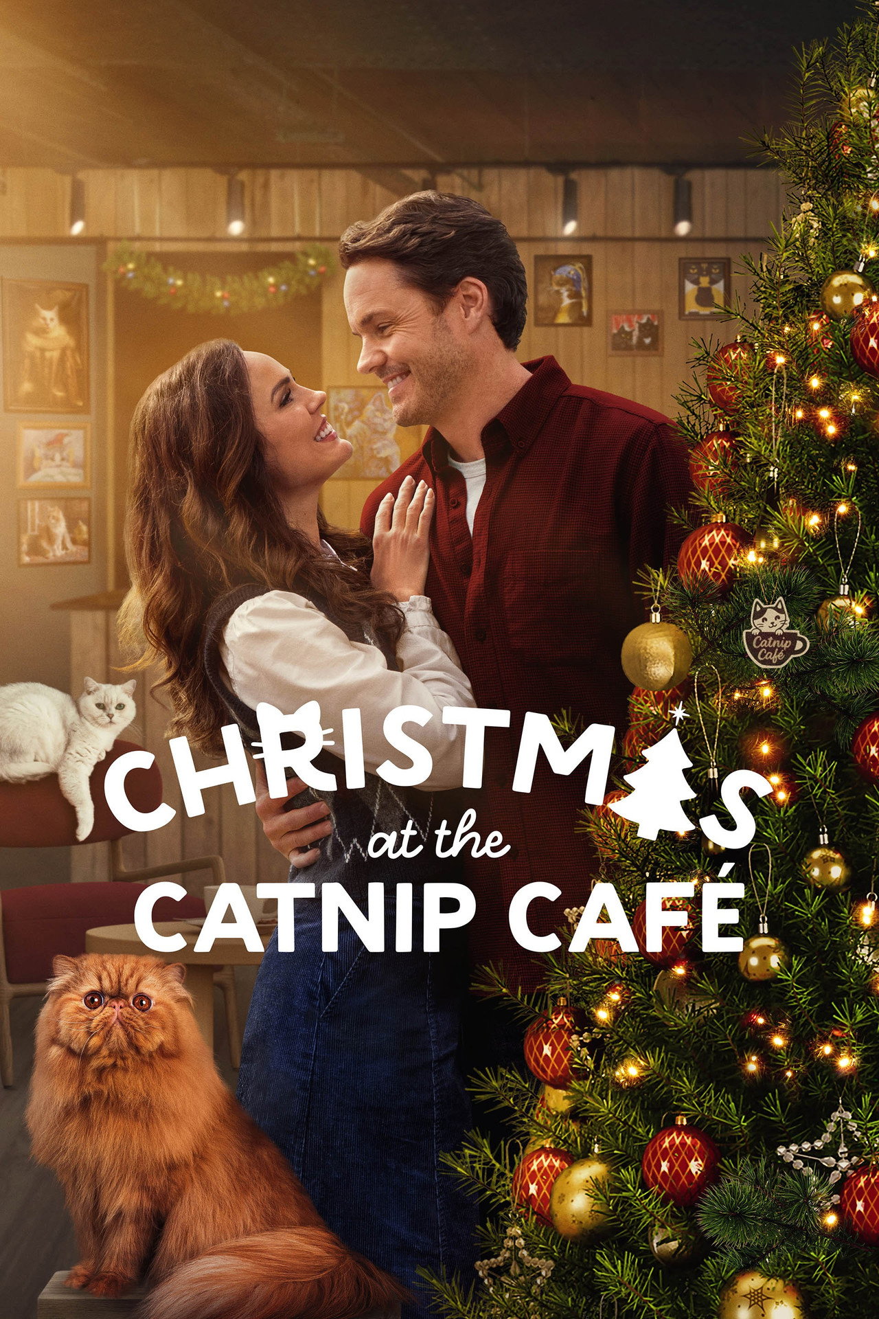 Christmas at the Catnip Café filmaffisch
