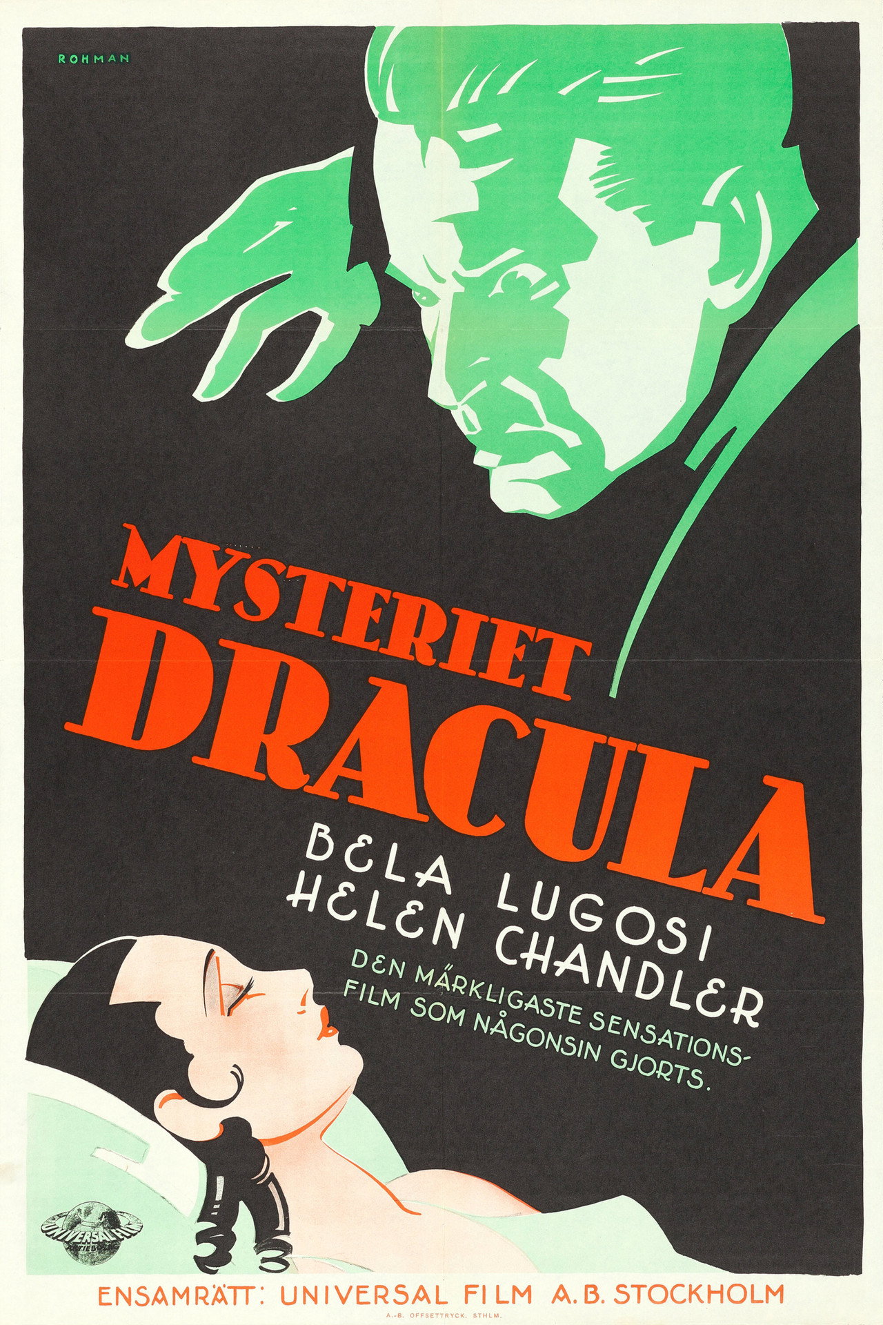 Mysteriet 'Dracula' filmaffisch