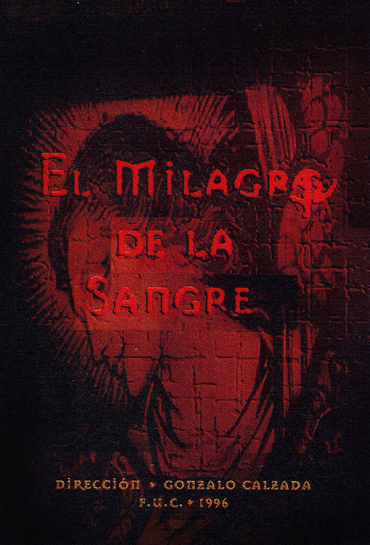 El Milagro de la Sangre filmaffisch