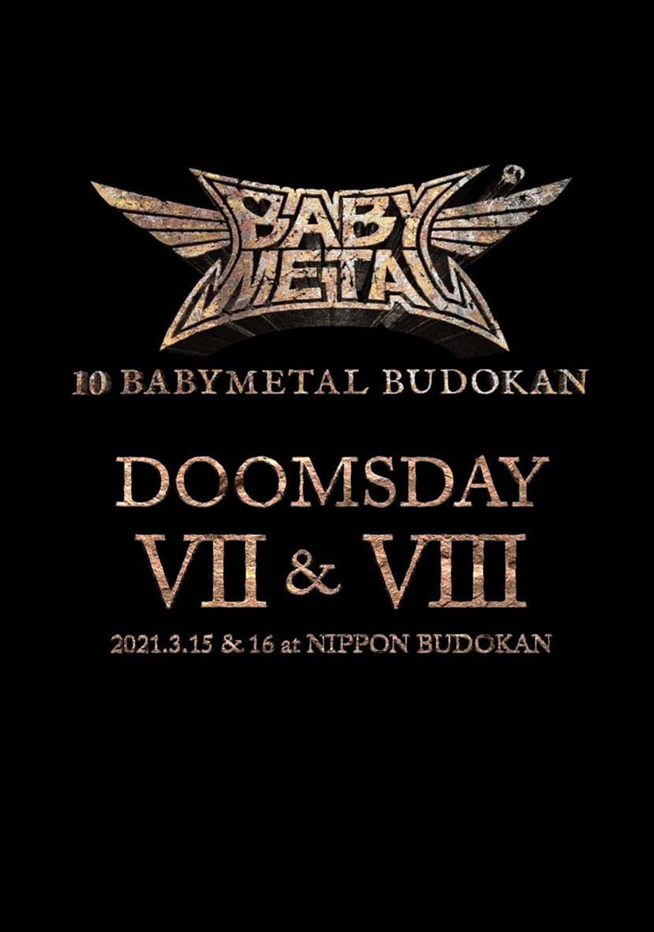 10 BABYMETAL BUDOKAN - DOOMSDAY VII & VIII Backdrop