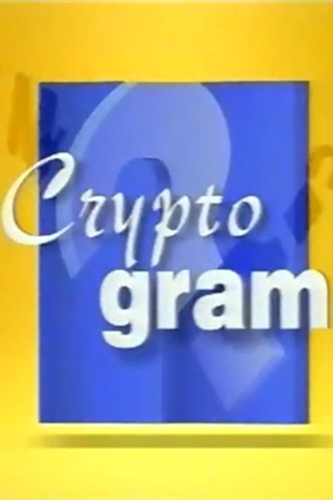 Cryptogram poster