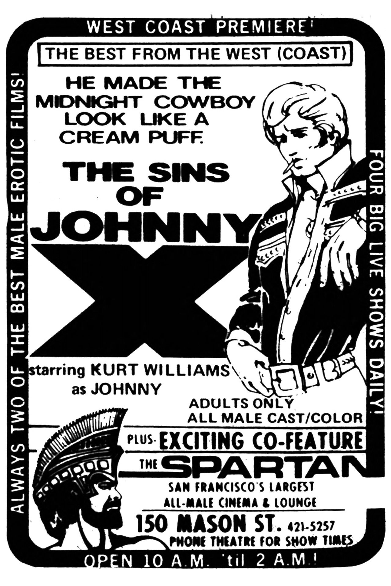 The Sins of Johnny X Backdrop