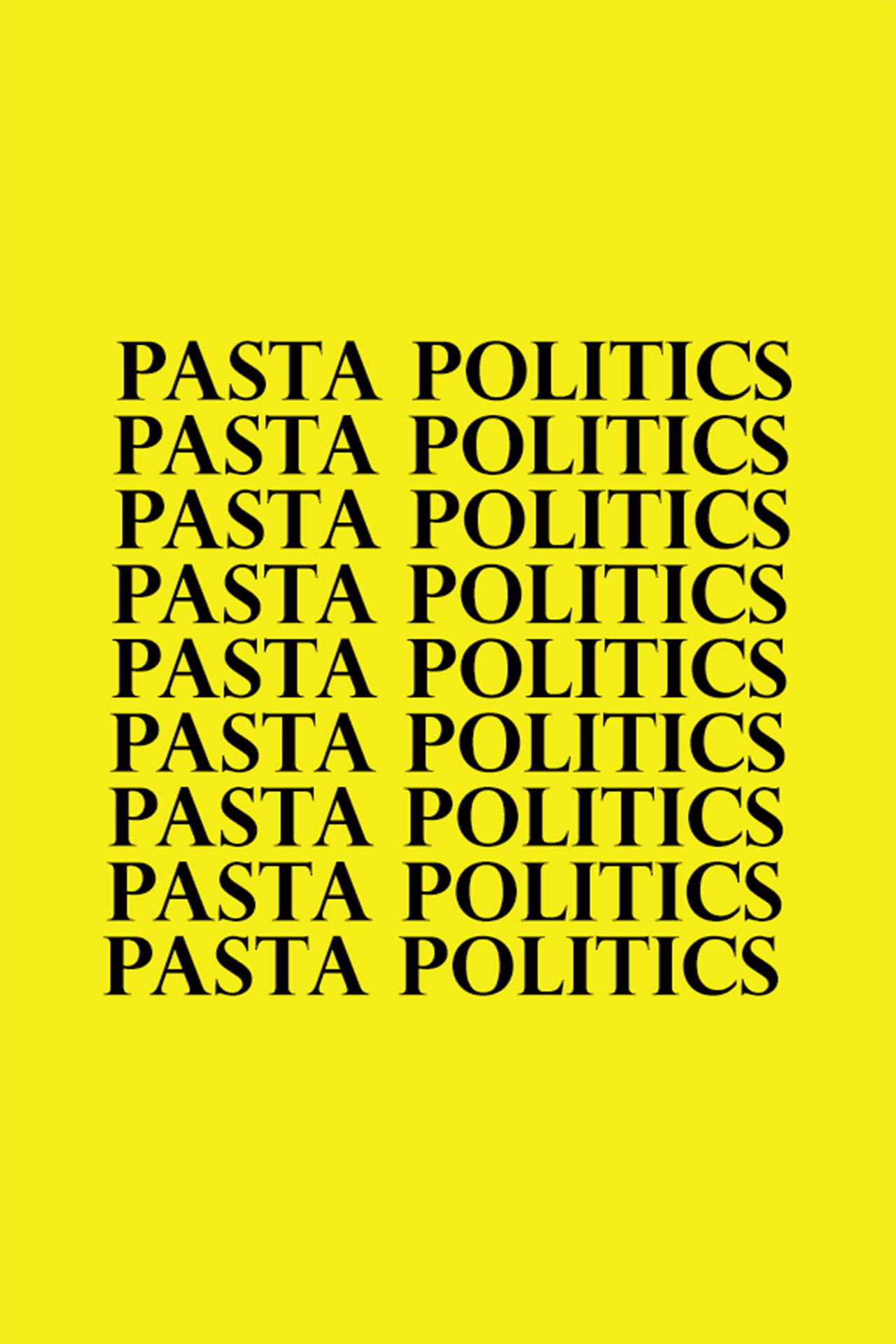 Pasta Politics Backdrop