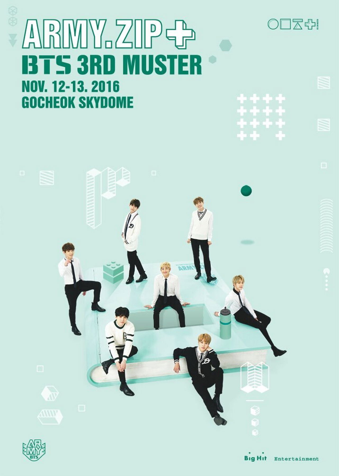BTS 3rd Muster: ARMY.ZIP + Backdrop