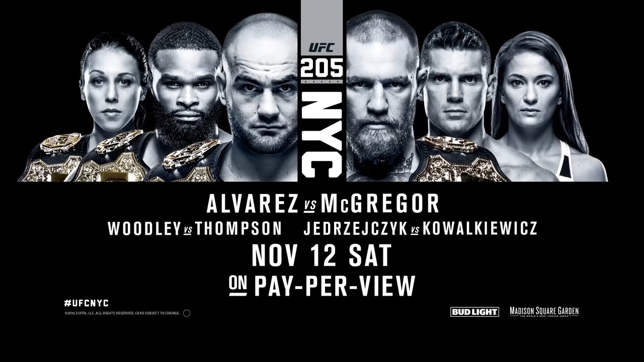 UFC 205: Alvarez vs. McGregor