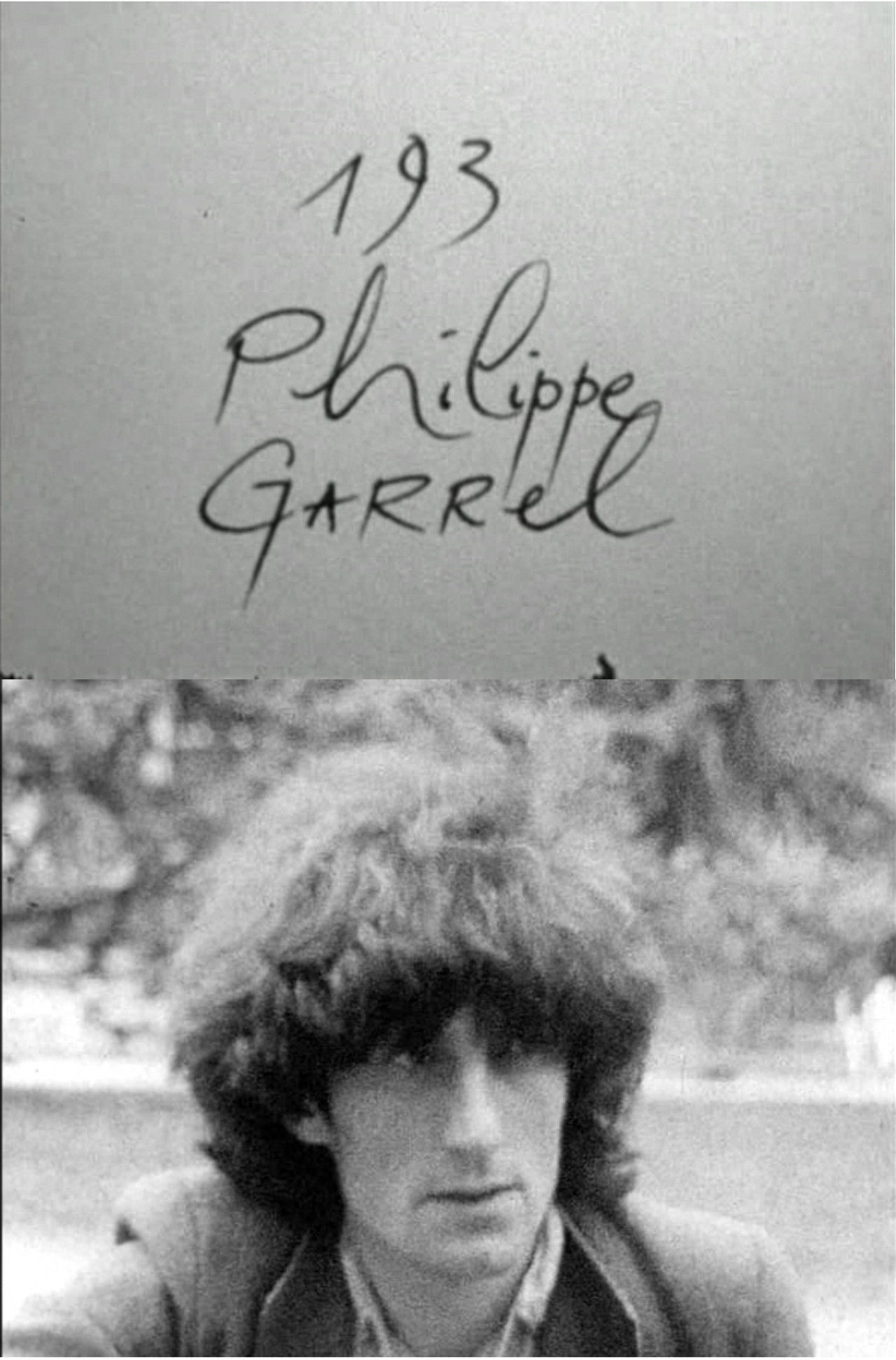 Cinématon N°193 Philippe Garrel Backdrop