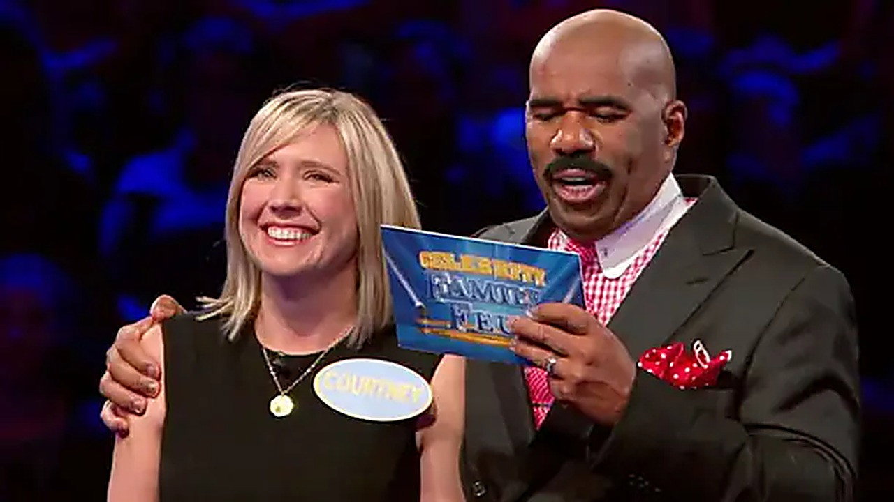 Celebrity Family Feud backdrop