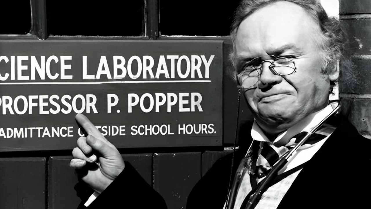 Scen från Professor Popper's Problems