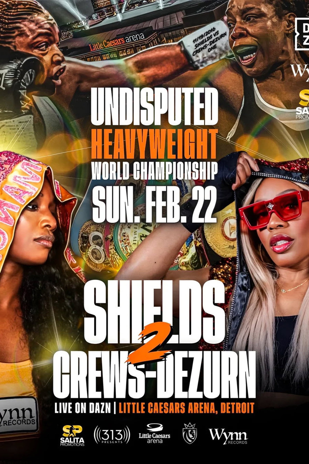 Claressa Shields vs. Franchon Crews-Dezurn filmaffisch