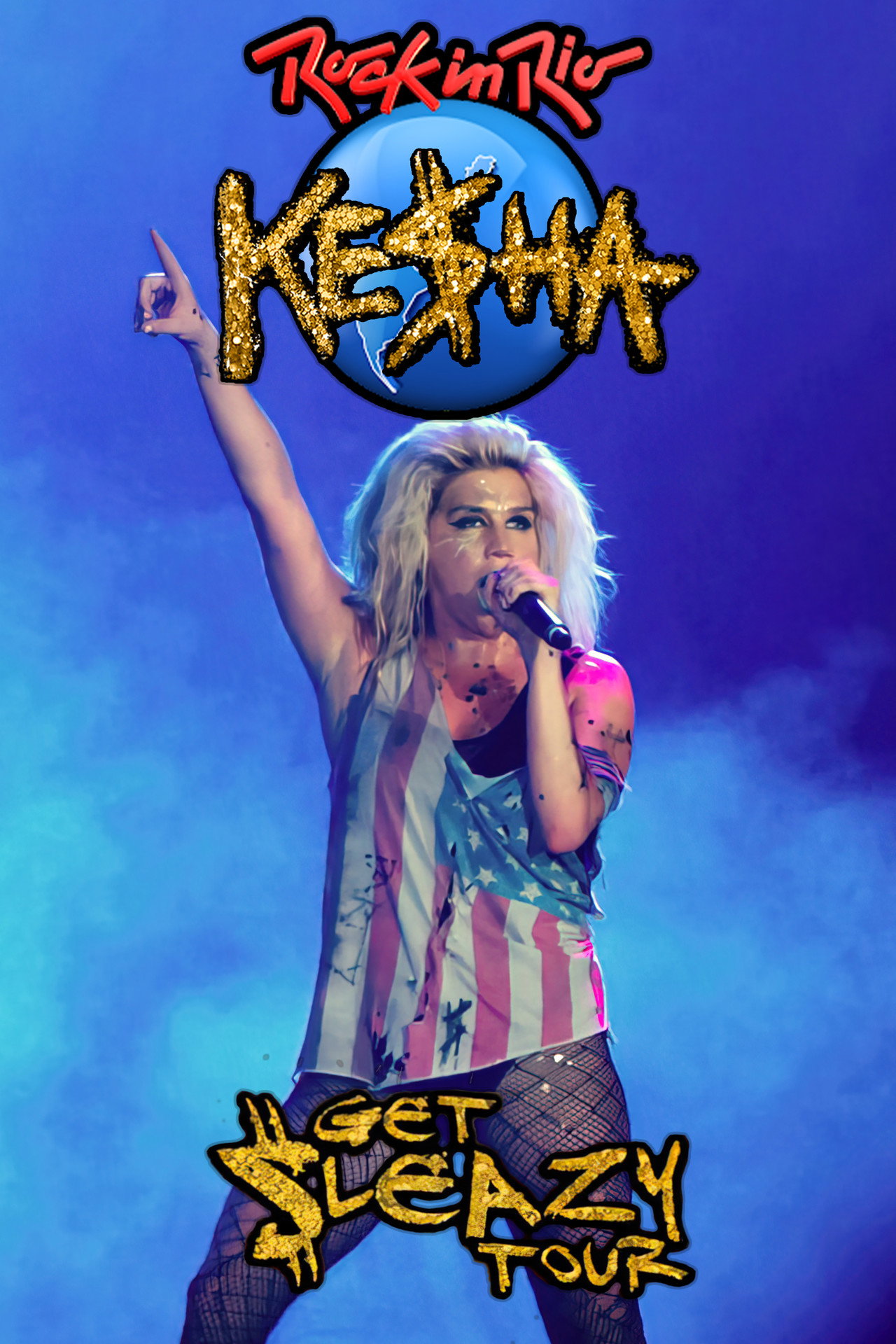 Kesha - Live Rock in Rio Backdrop