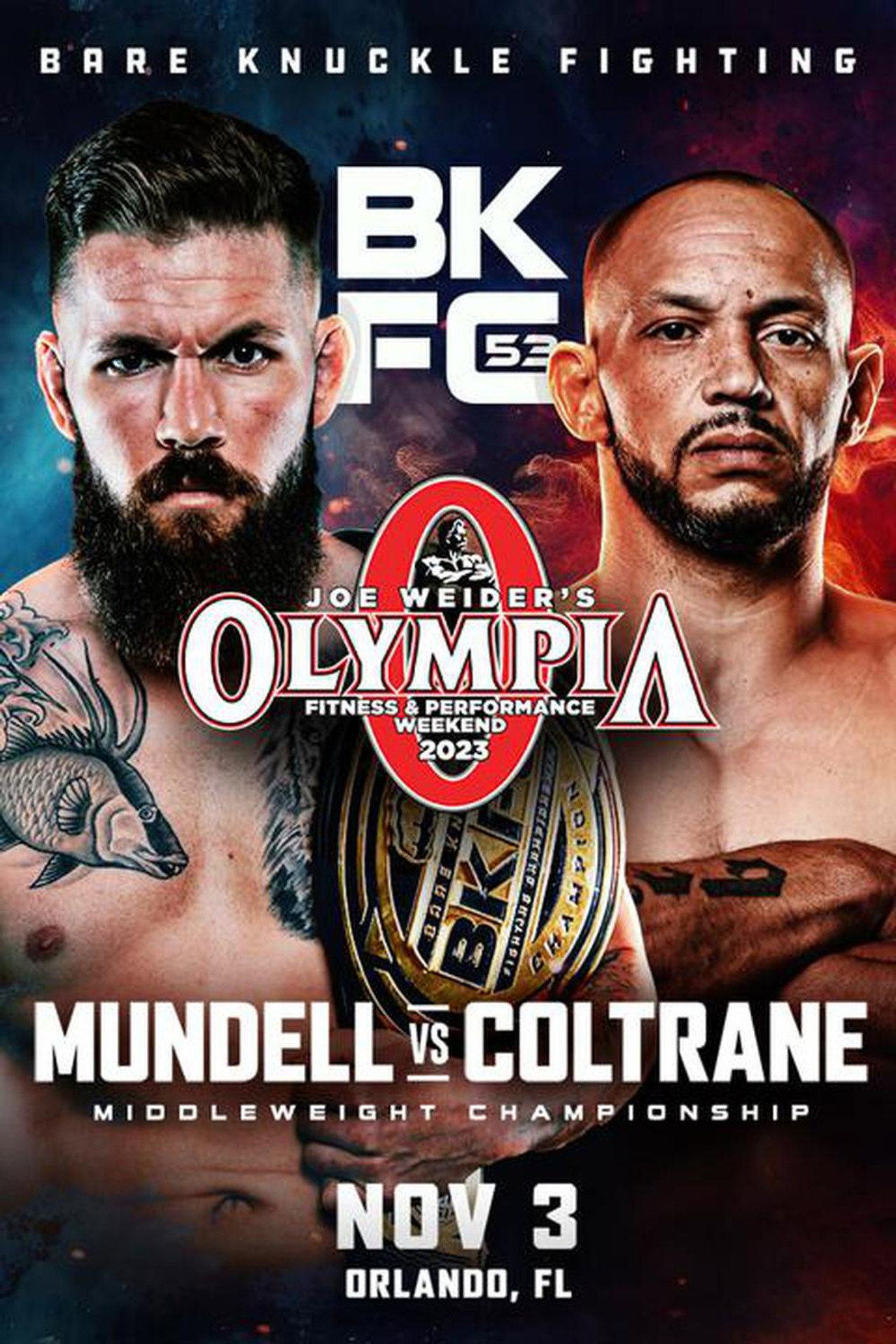 BKFC 53: Mundell vs Coltrane filmaffisch
