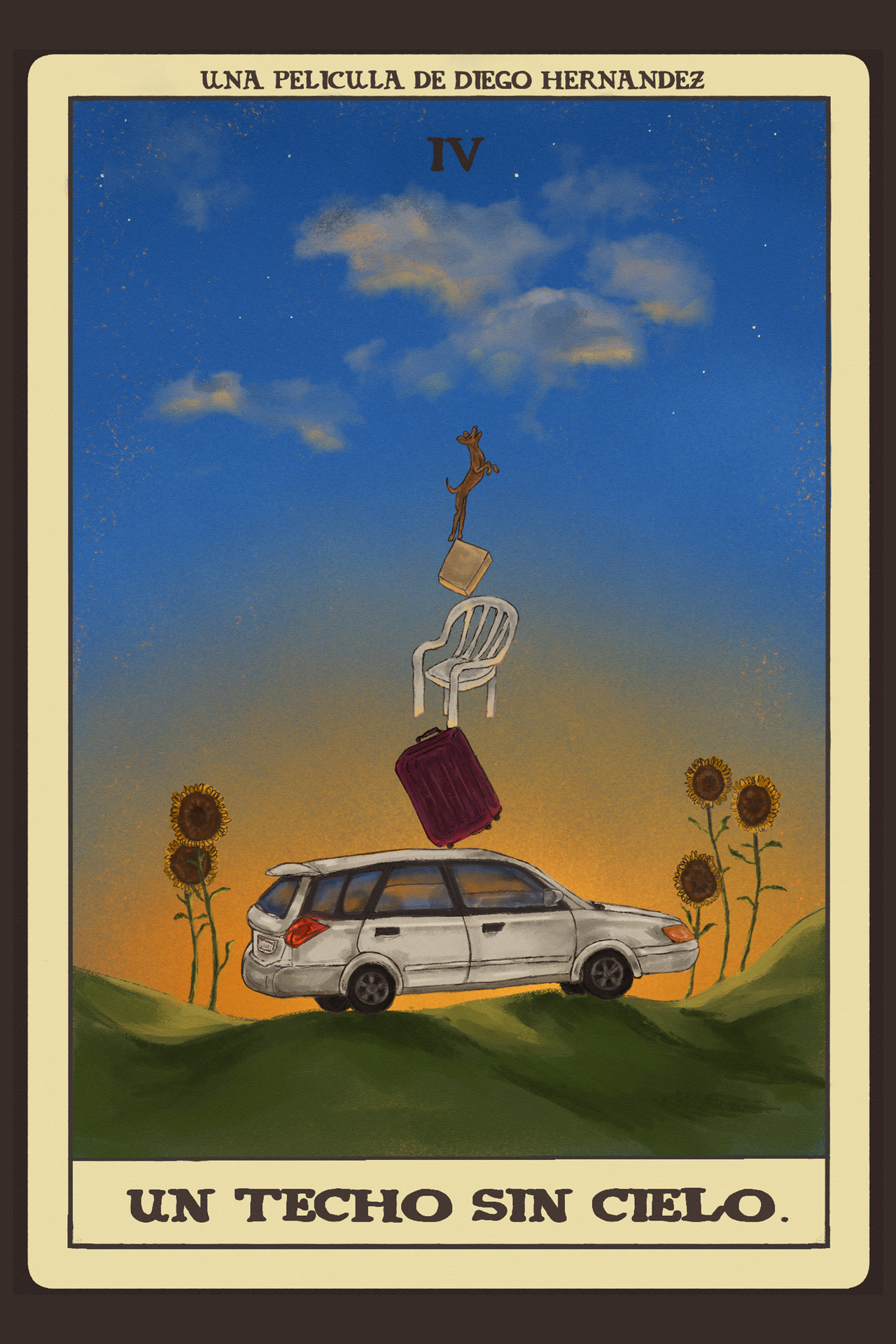 A skyless Roof Backdrop