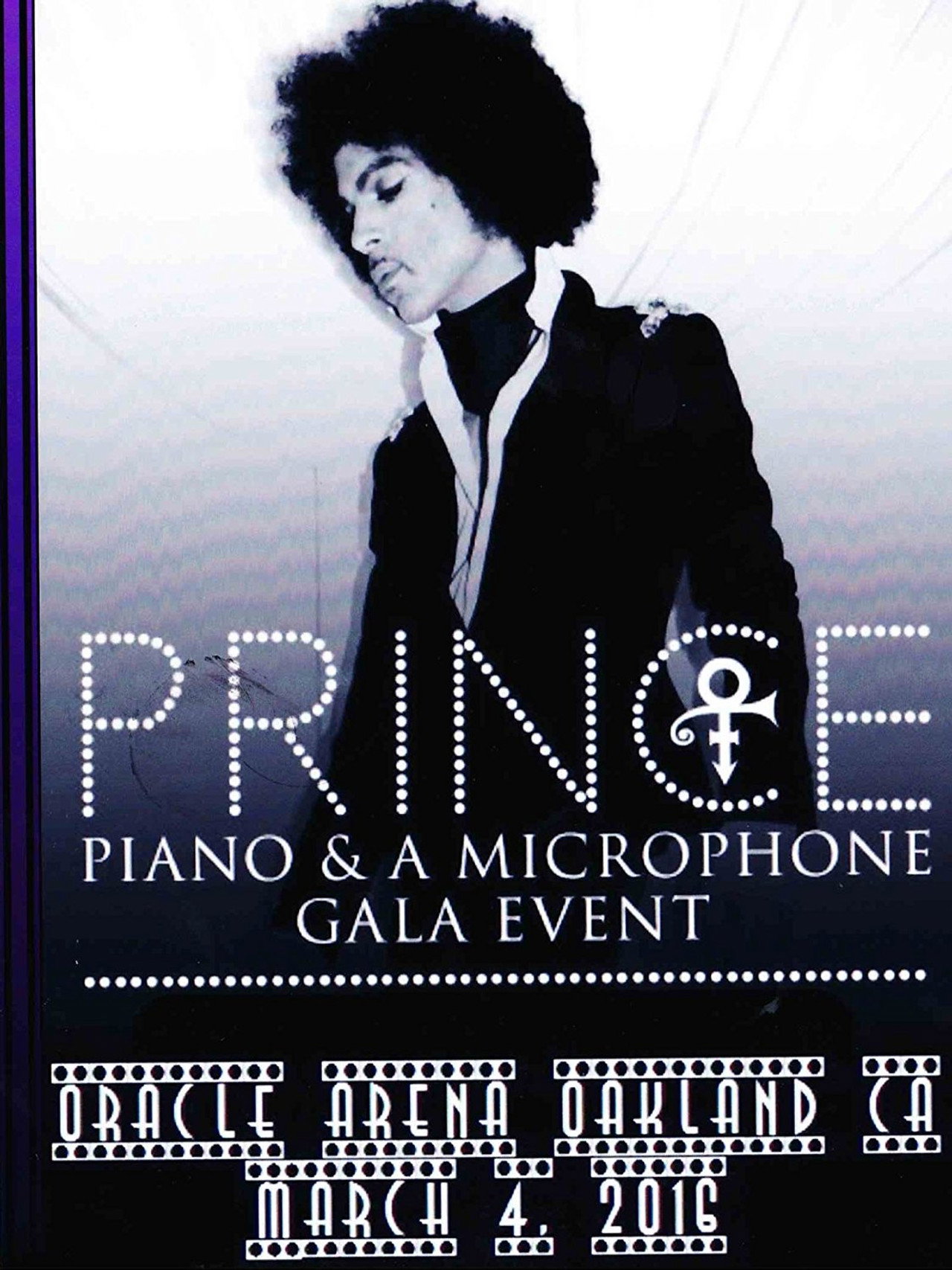 Prince: Piano and a Microphone Tour Backdrop