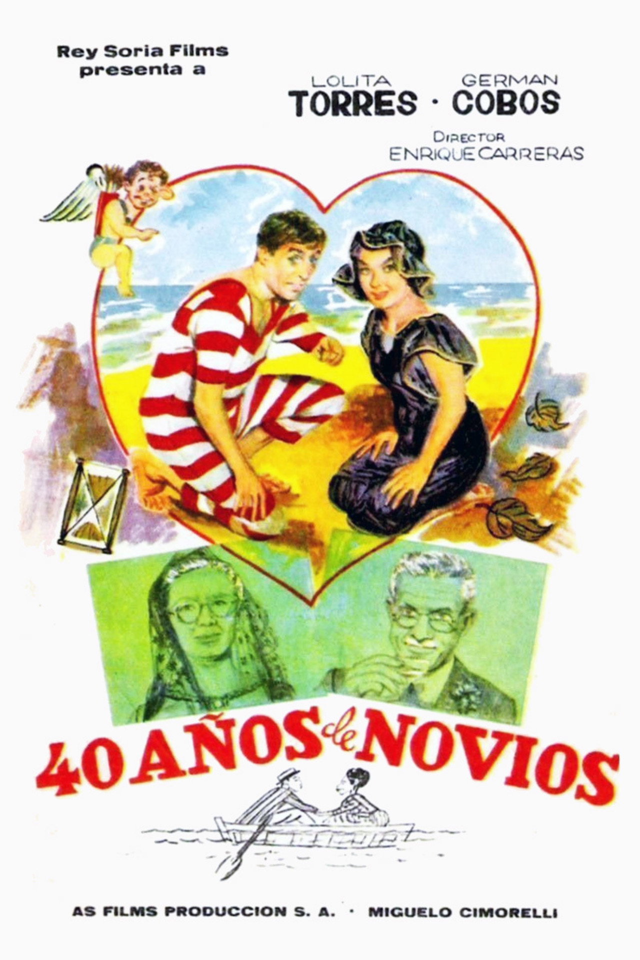 40 años de novios filmaffisch