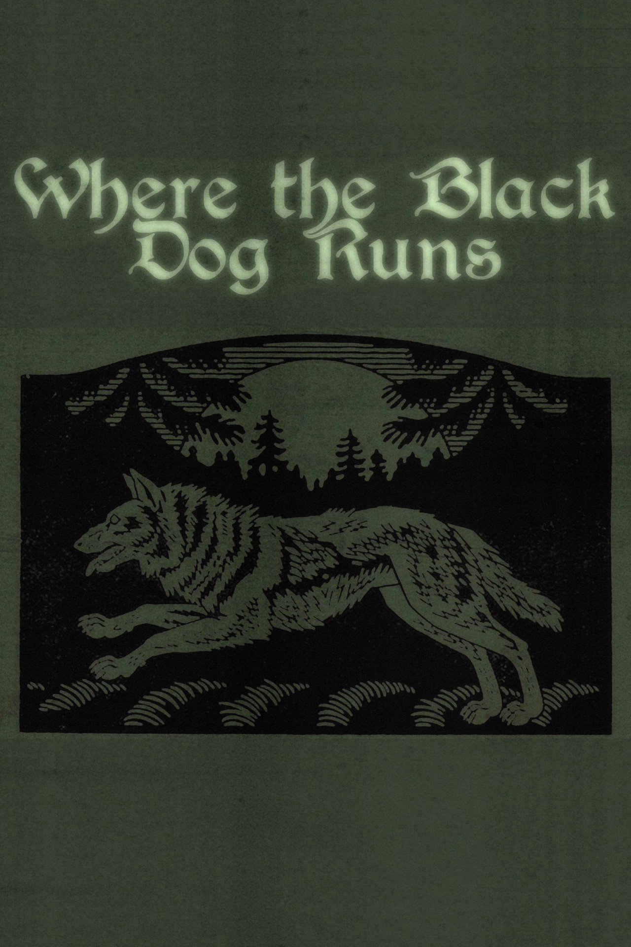 Where the Black Dog Runs Backdrop