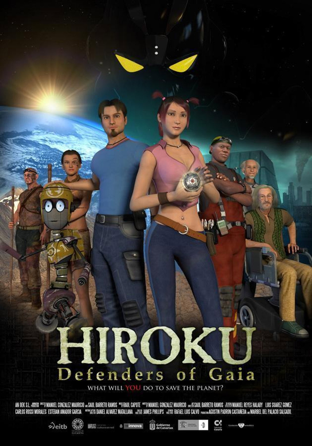 Hiroku: Defensores de Gaia filmaffisch