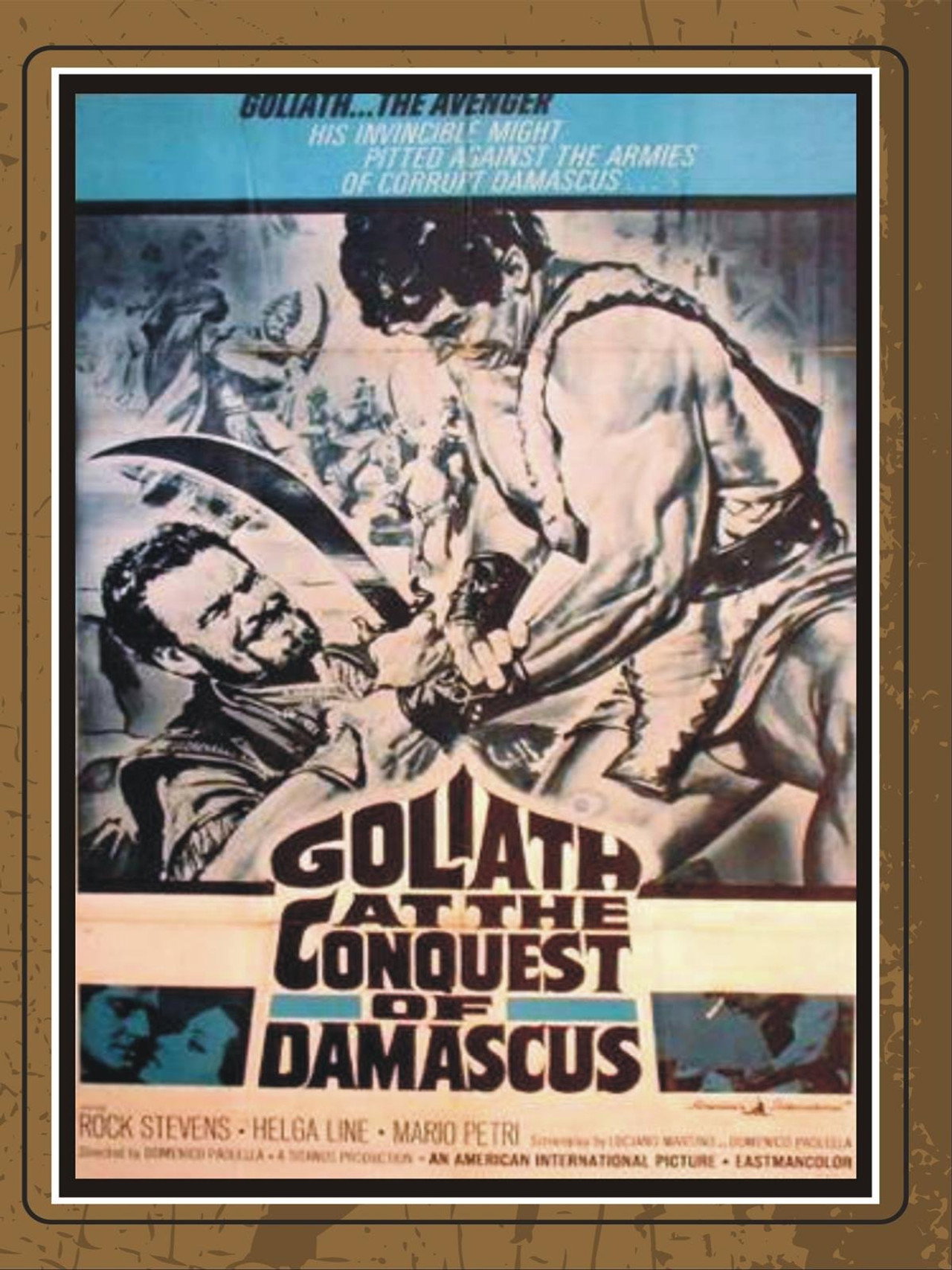 Golia alla conquista di Bagdad filmaffisch