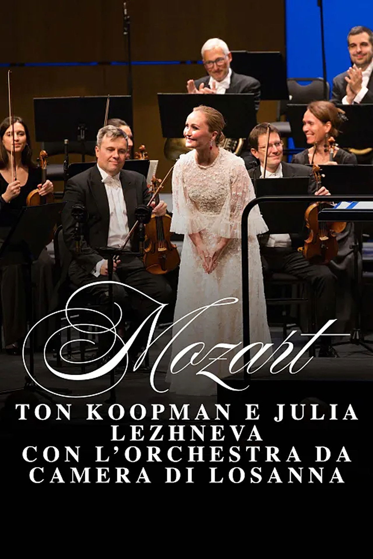 Mozart: Lausanne Chamber Orchestra Ton Koopman and Julia Lezhneva Backdrop