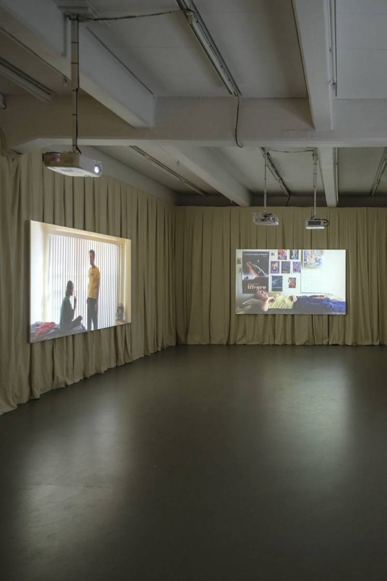 Art installation of ILOVERUSS filmaffisch