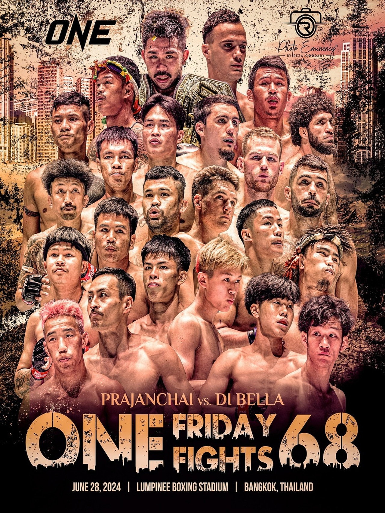 ONE Friday Fights 68: Prajanchai vs. Di Bella filmaffisch