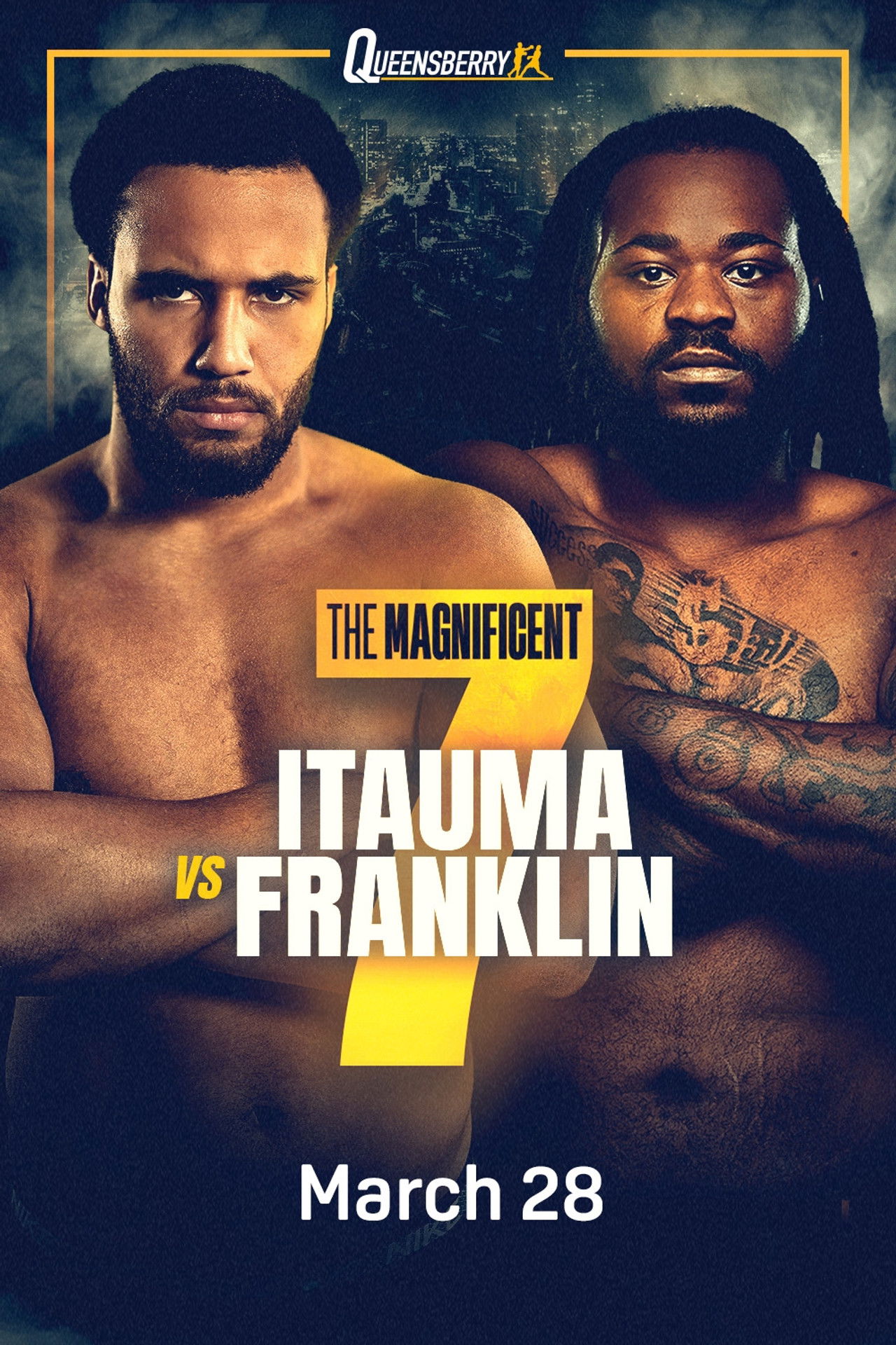 Moses Itauma vs. Jermaine Franklin poster