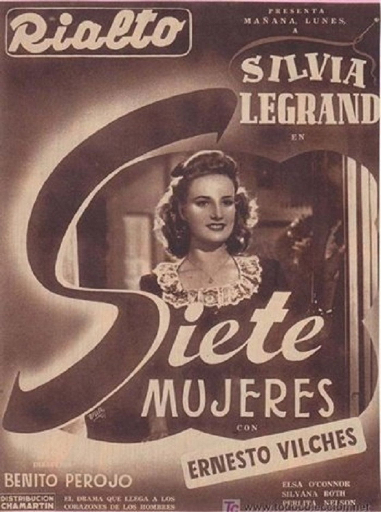 Siete mujeres Backdrop