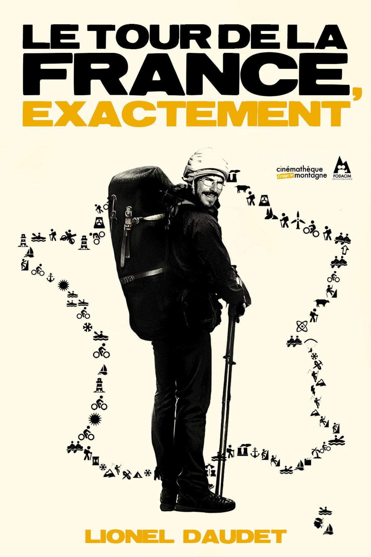 Le Tour de la France, exactement filmaffisch