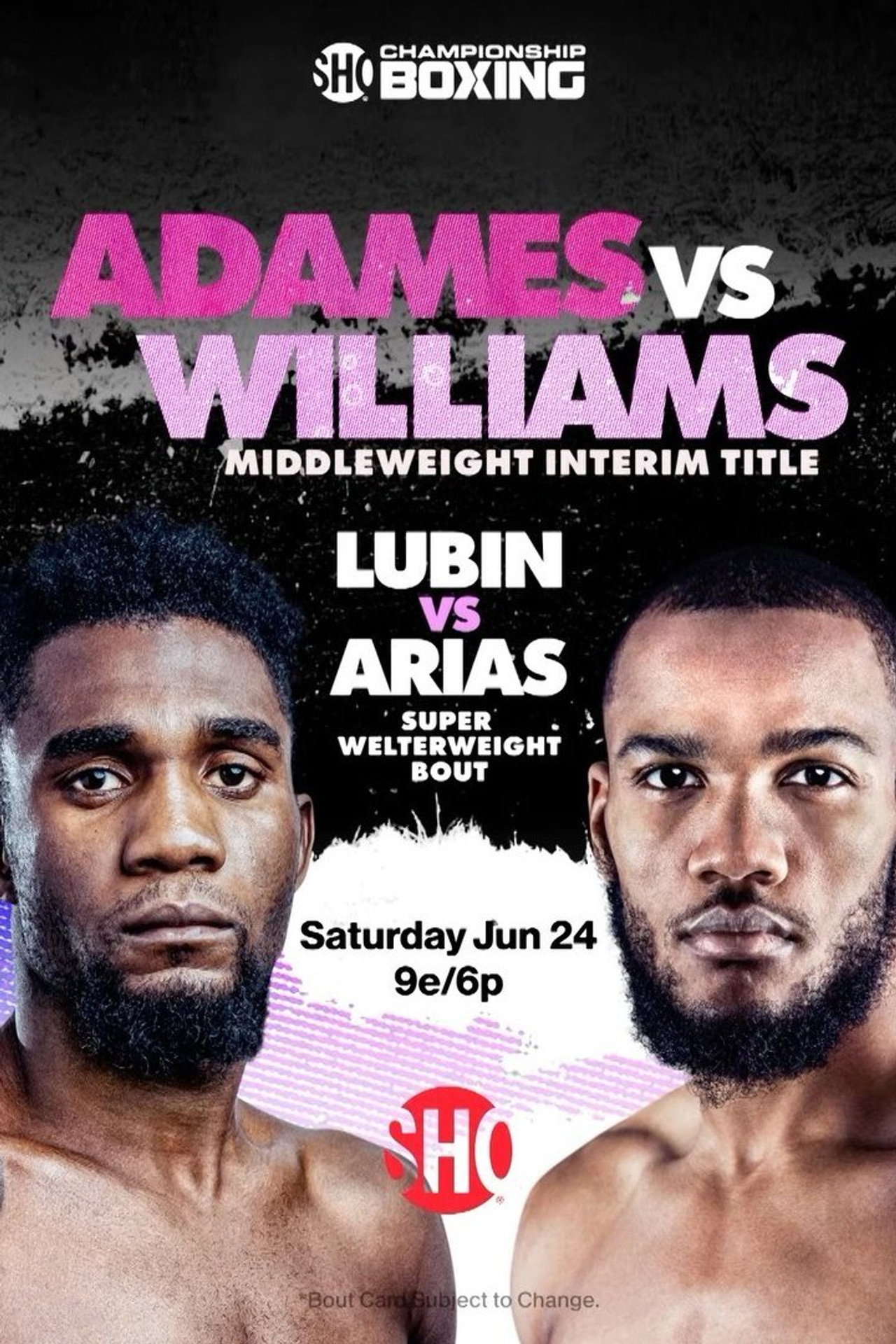 Carlos Adames vs. Julian Williams filmaffisch