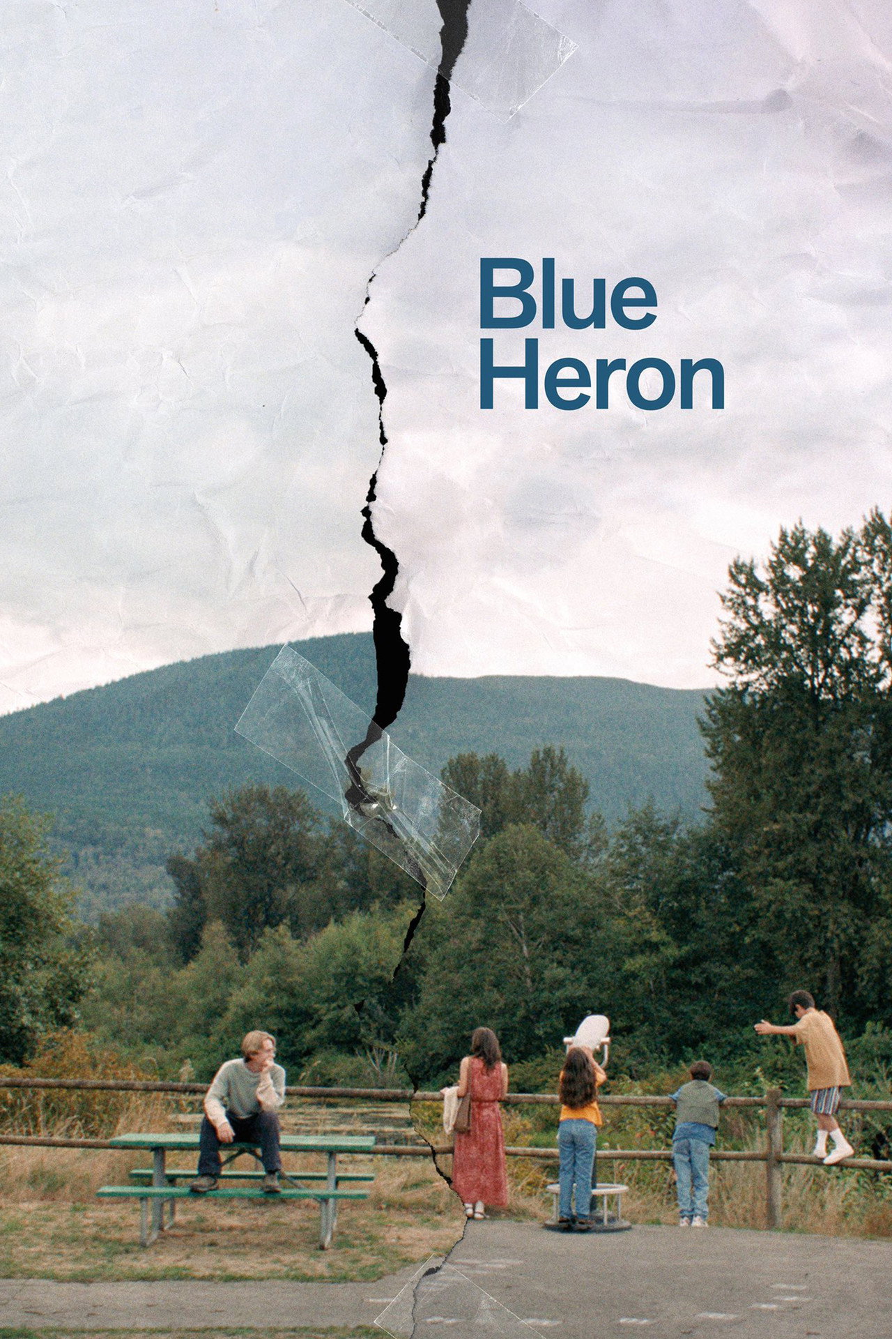 Blue Heron poster