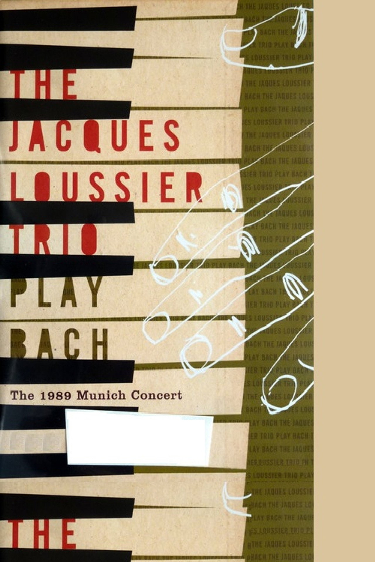 Jacques Loussier Trio - Play Bach - The 1989 Munich Concert filmaffisch