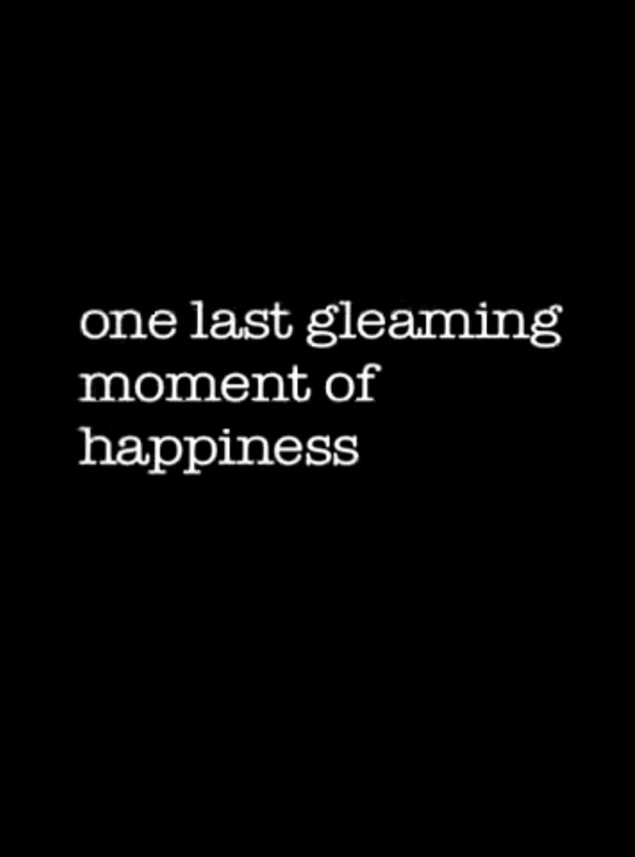 One Last Gleaming Moment of Happiness filmaffisch