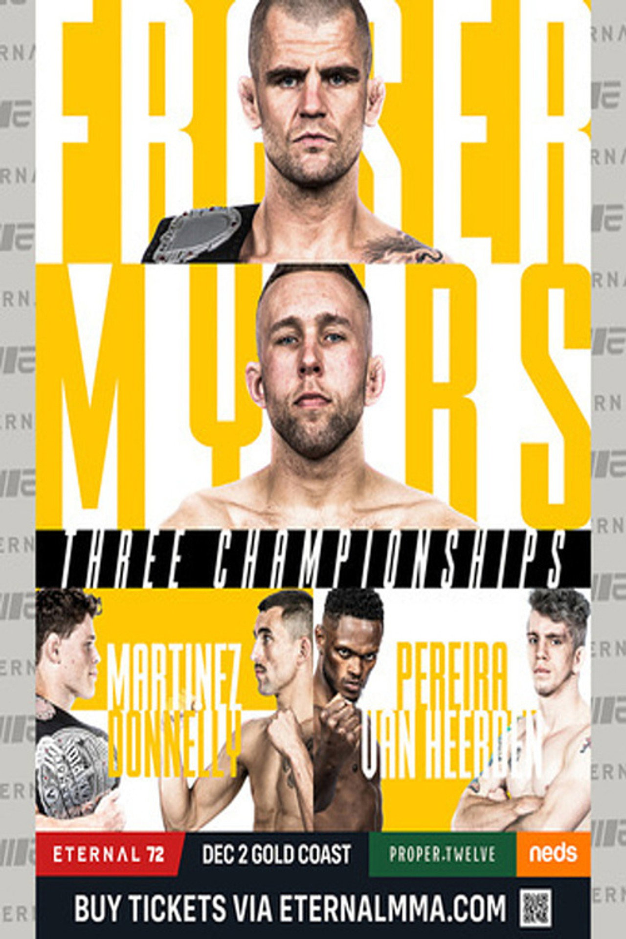 Eternal MMA 72 poster