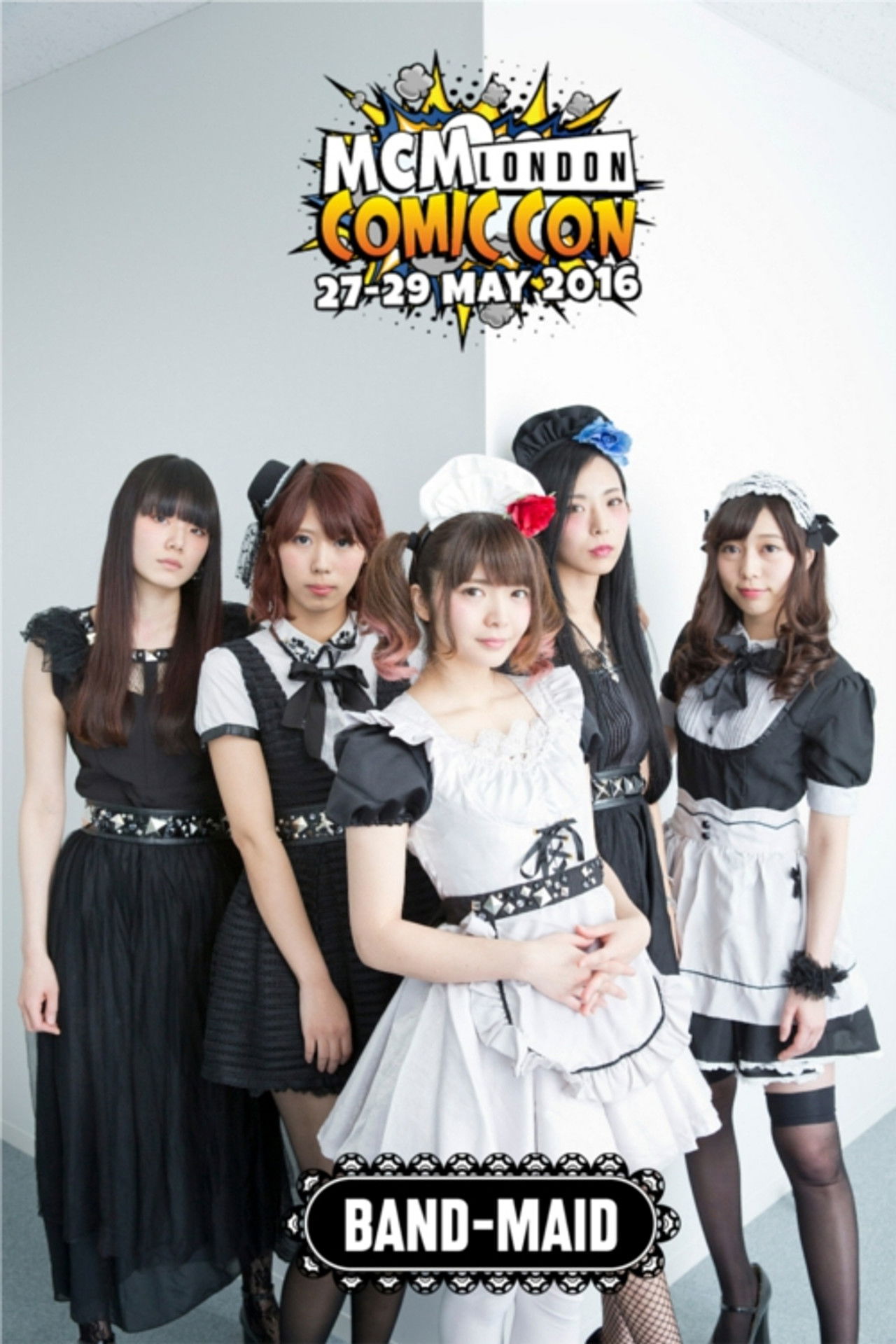 BAND-MAID - MCM London Comic Con Backdrop