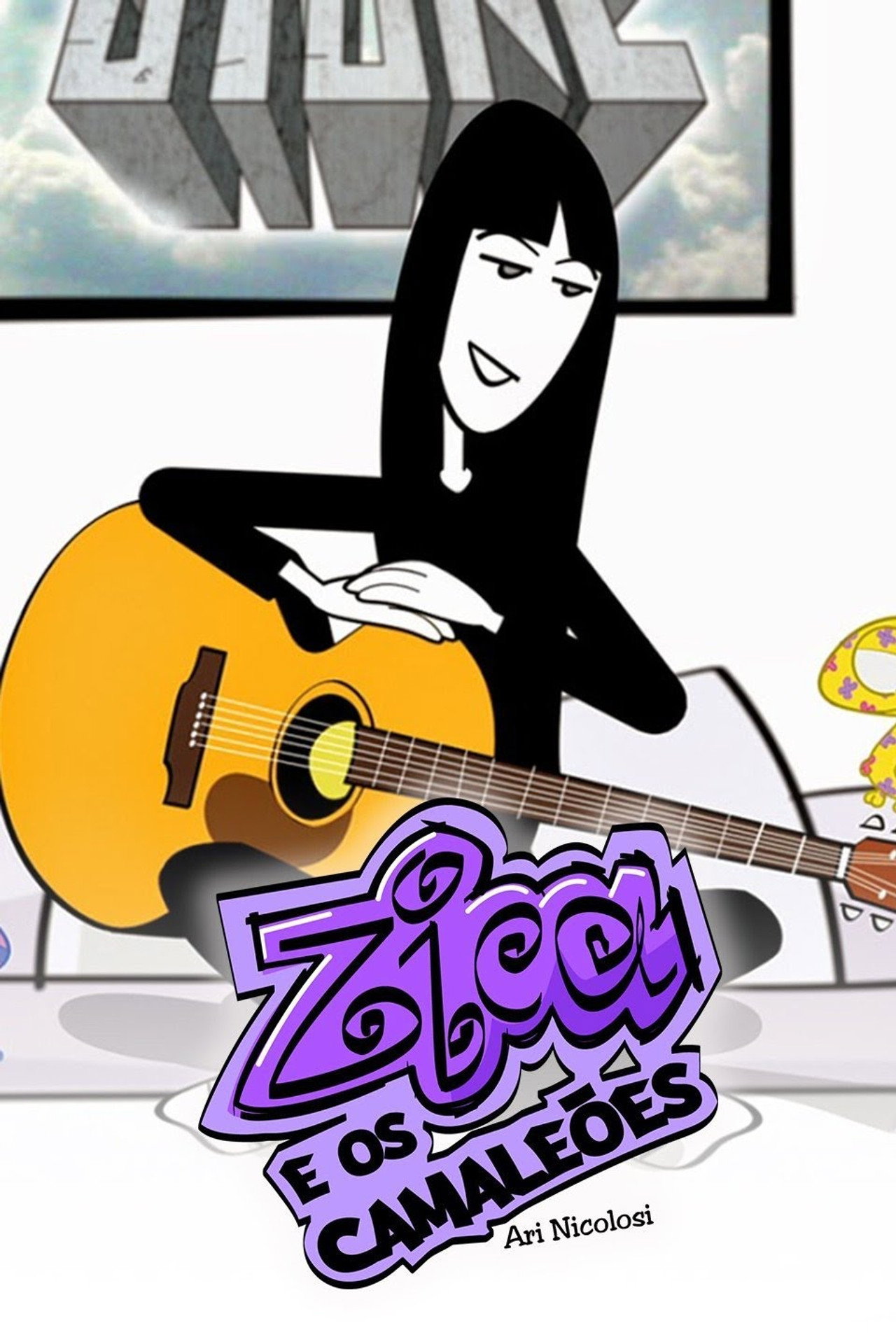 Zica e os Camaleões affisch