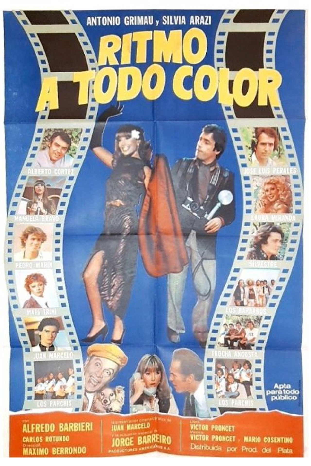 Ritmo A Todo Color filmaffisch