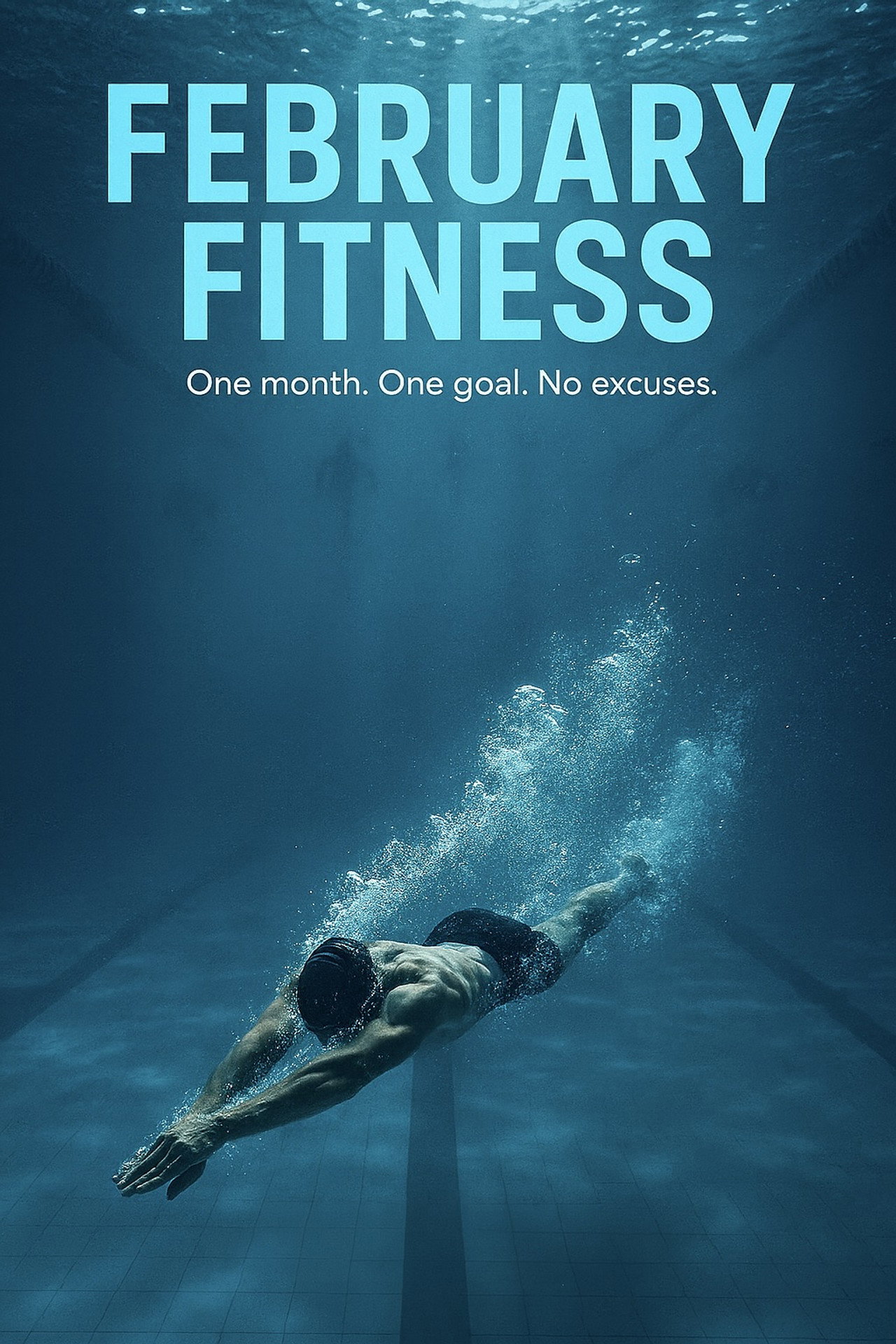 February Fitness Backdrop