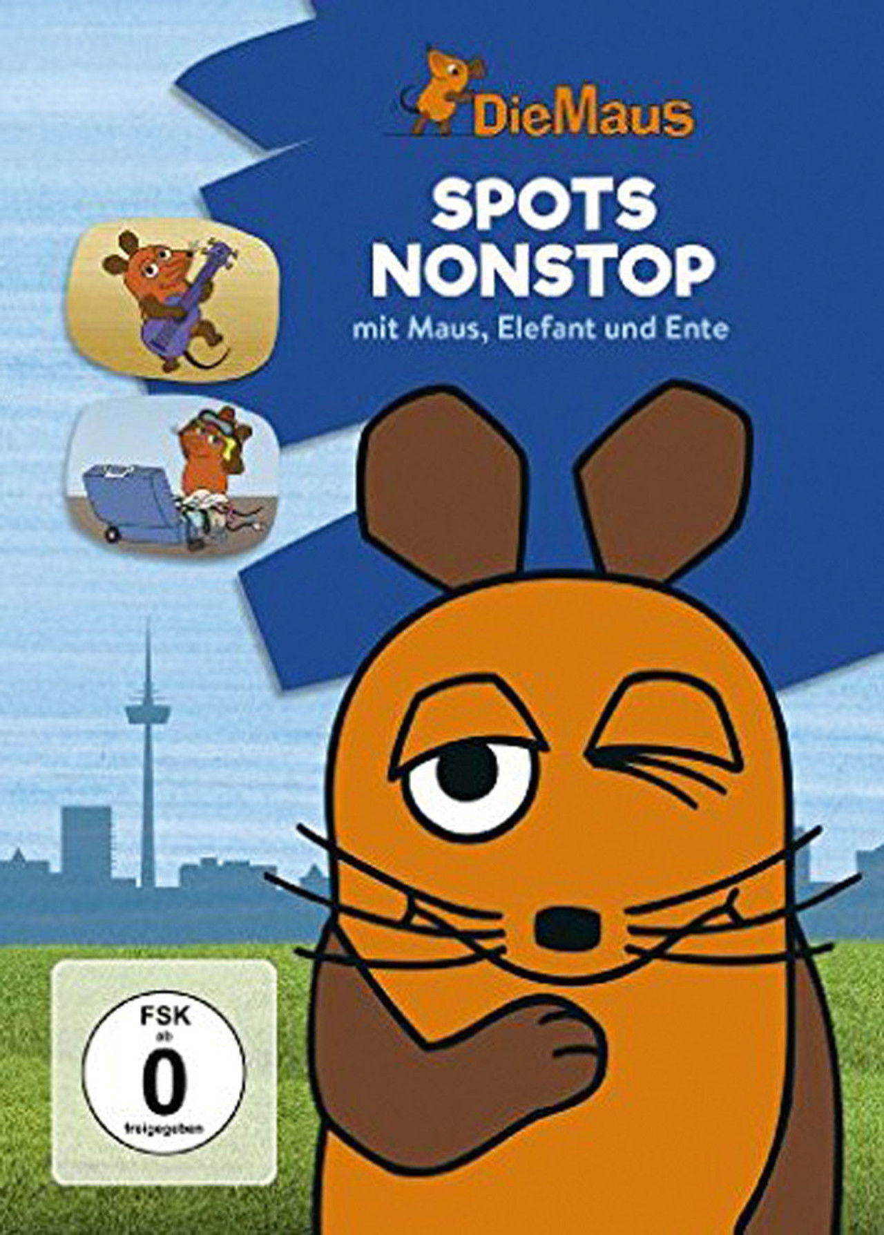 Die Maus - Spots nonstop mit Maus, Elefant und Ente Backdrop