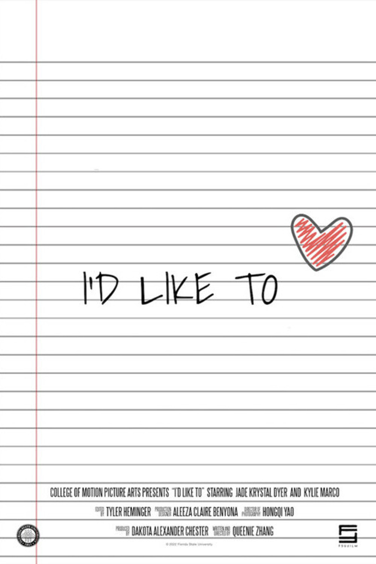 I'd Like To filmaffisch