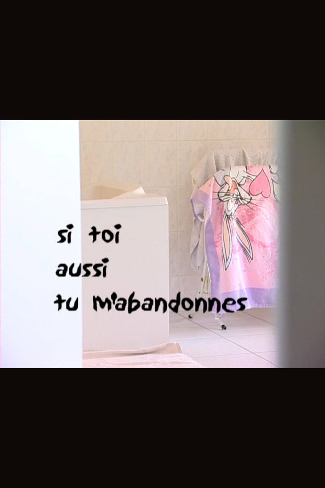 Si toi aussi tu m'abandonnes filmaffisch