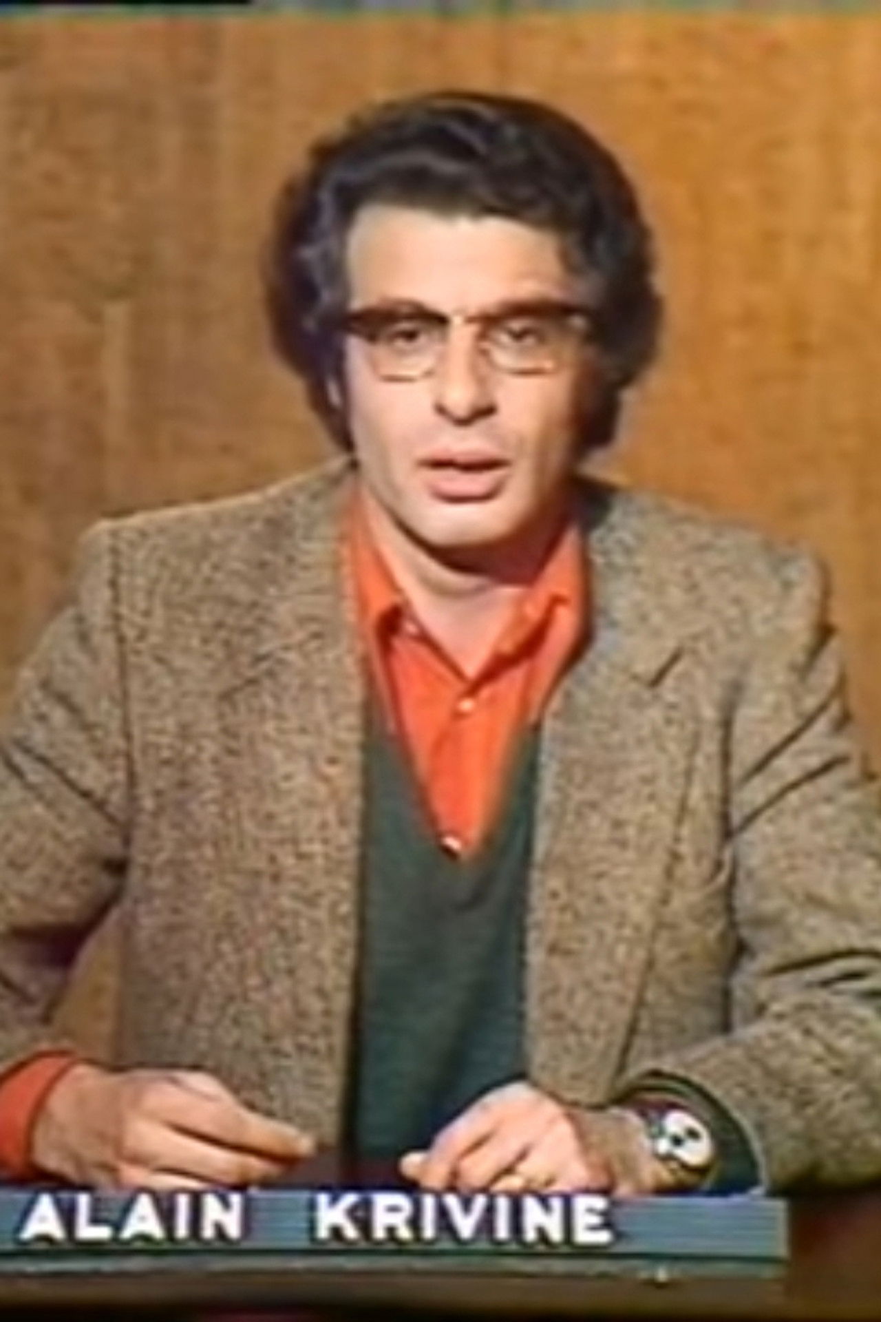 Campagne pour l'élection du Président de la République - Alain Krivine Backdrop