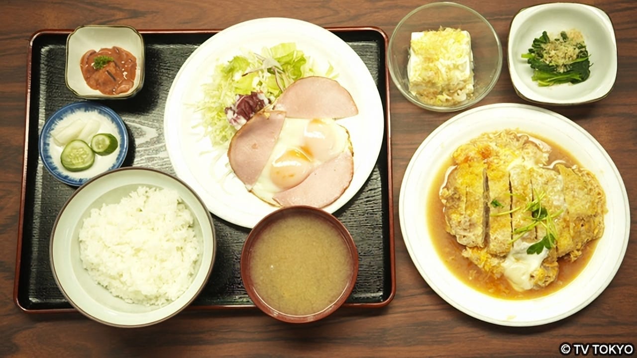 Solitary Gourmet - Season 4 Episode 10 : Ham and Egg Set Meal, and Cutlet Plate of Edagawa, Koto Ward