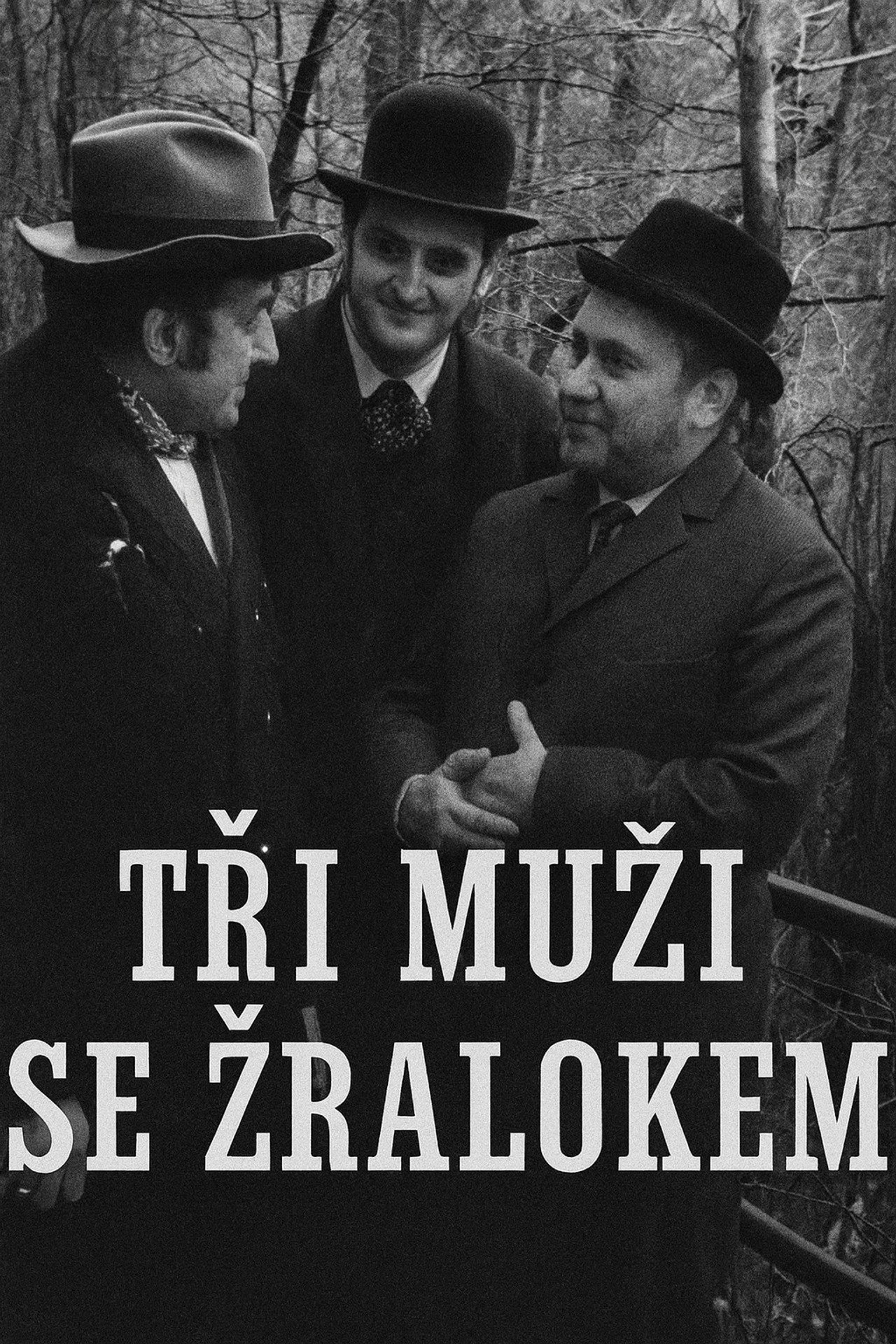 Tři muži se žralokem