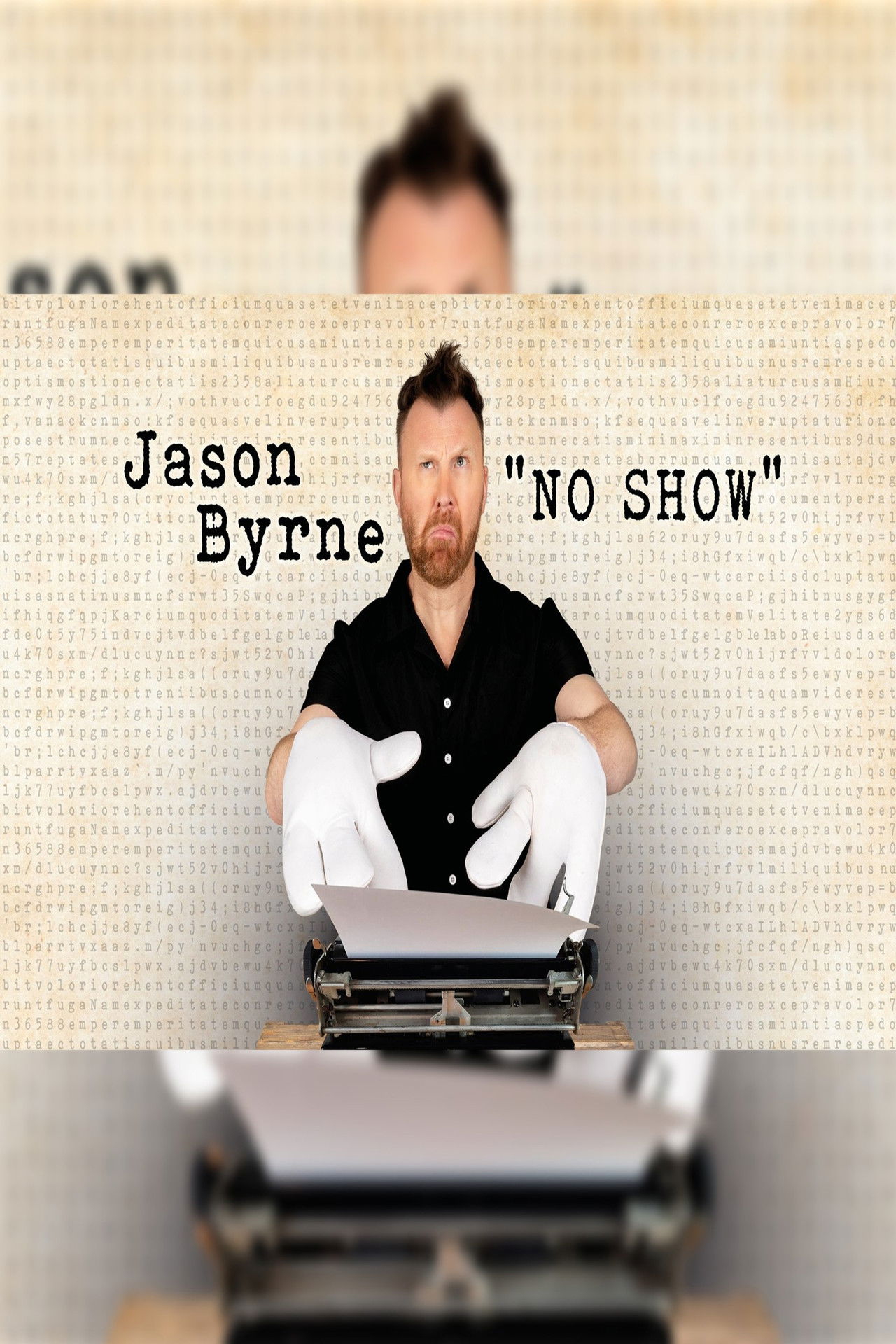 Jason Byrne No Show Backdrop