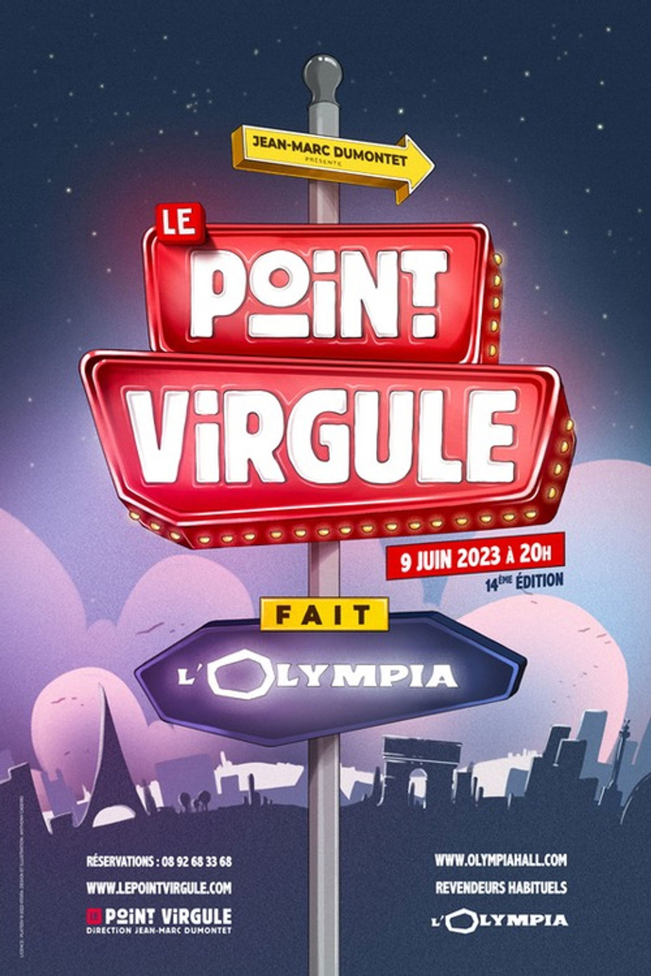Le Point Virgule fait l'Olympia - 14e édition Backdrop