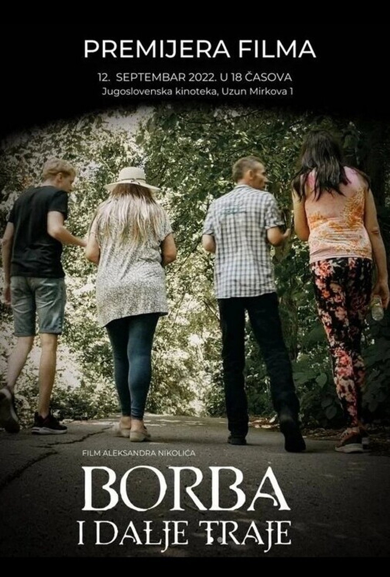 Borba i dalje traje filmaffisch