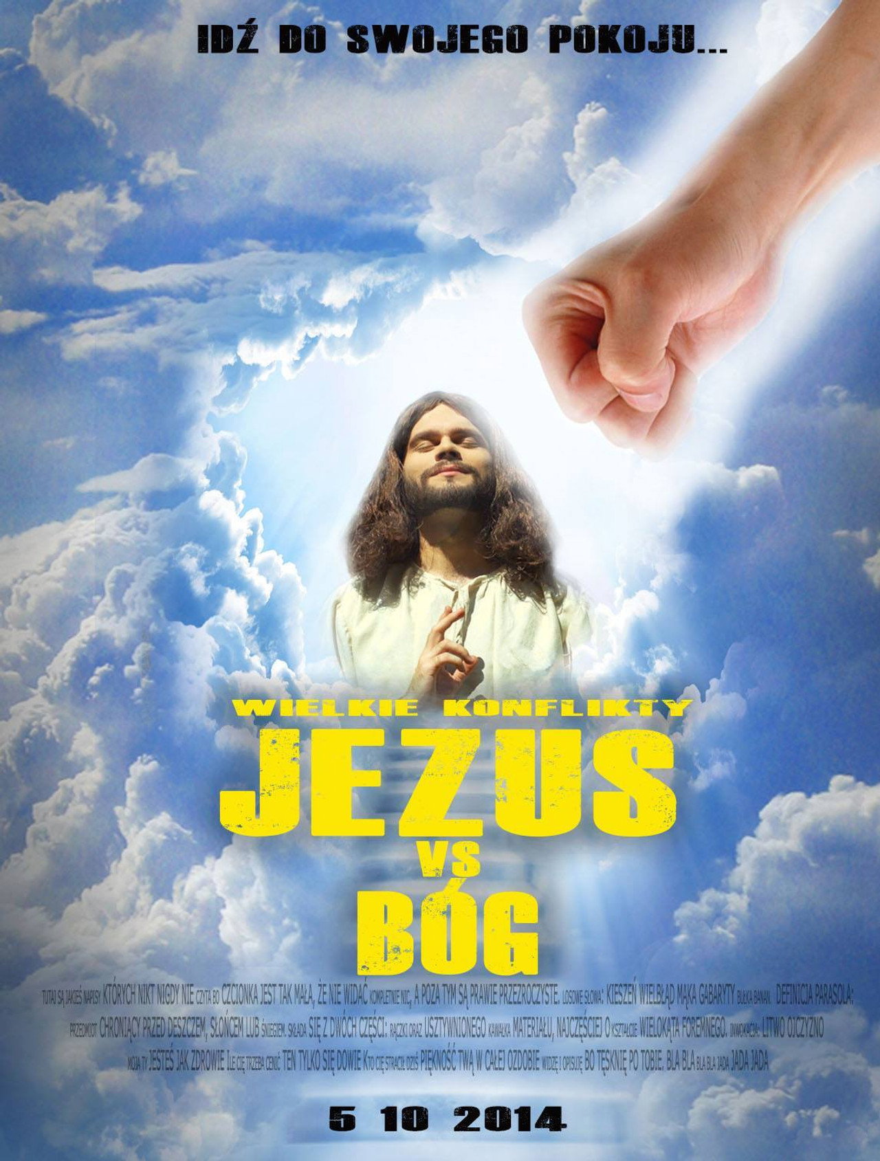 Jezus vs Bóg filmaffisch