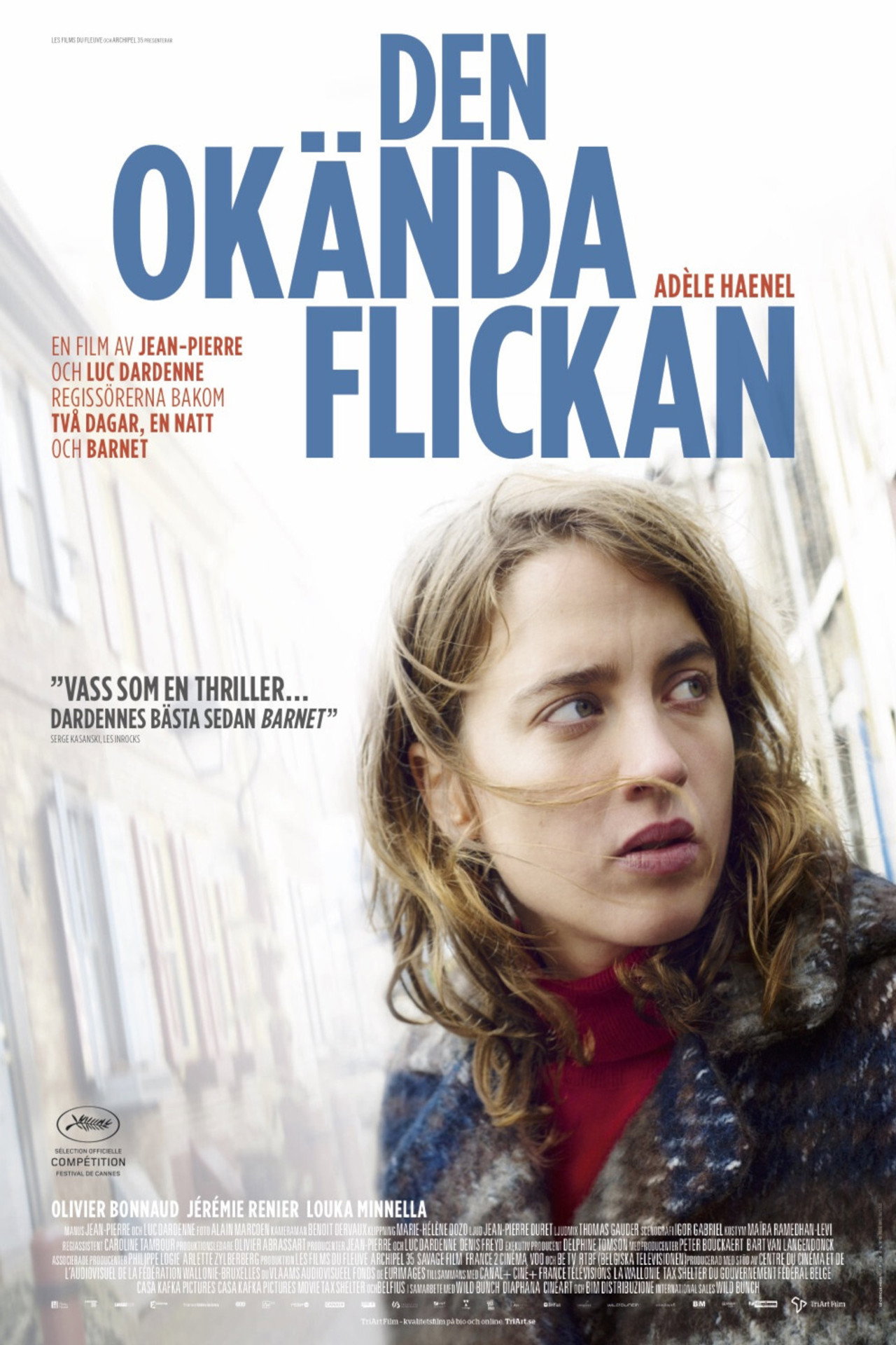 Den okända flickan filmaffisch