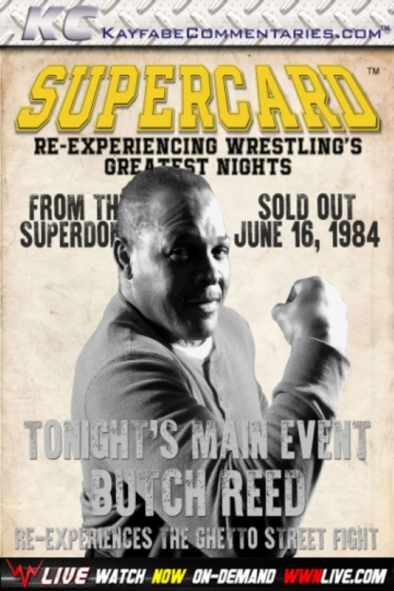 Supercard: Butch Reed Re-experiences The Ghetto Street Fight Backdrop