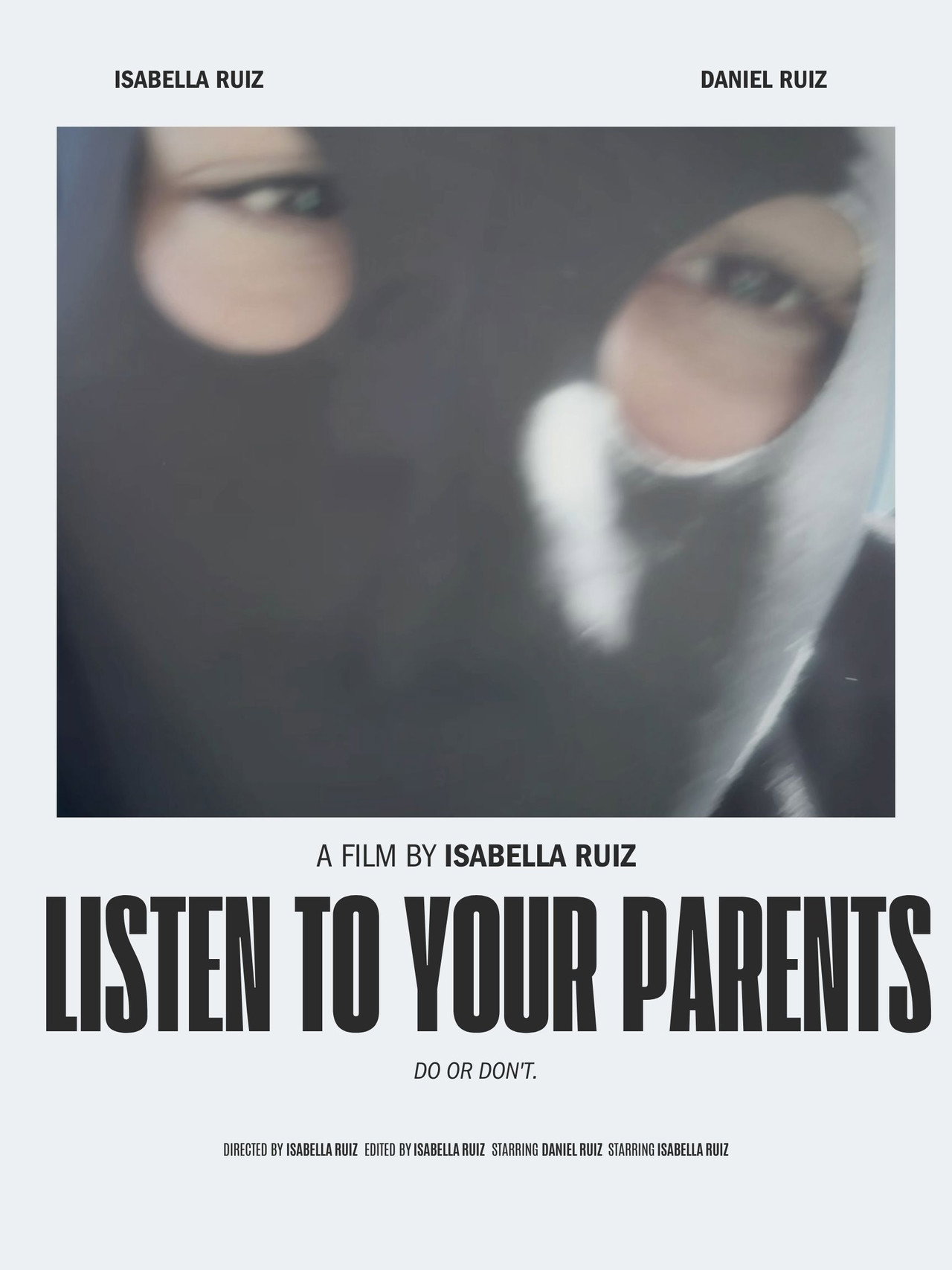 LISTEN TO YOUR PARENTS filmaffisch